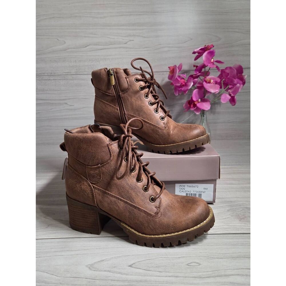 Crown Vintage Calista 2 Women's Combat Boots Size 9